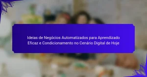 Ideias de Negócios Automatizados para Aprendizado Eficaz e Condicionamento no Cenário Digital de Hoje